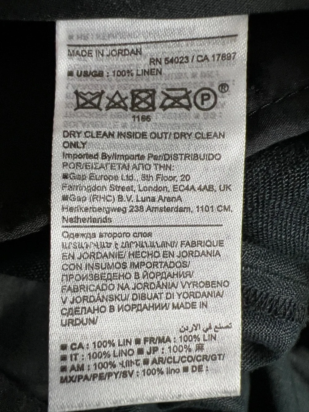 Banana Republic Palma Straight-Leg Linen Pant